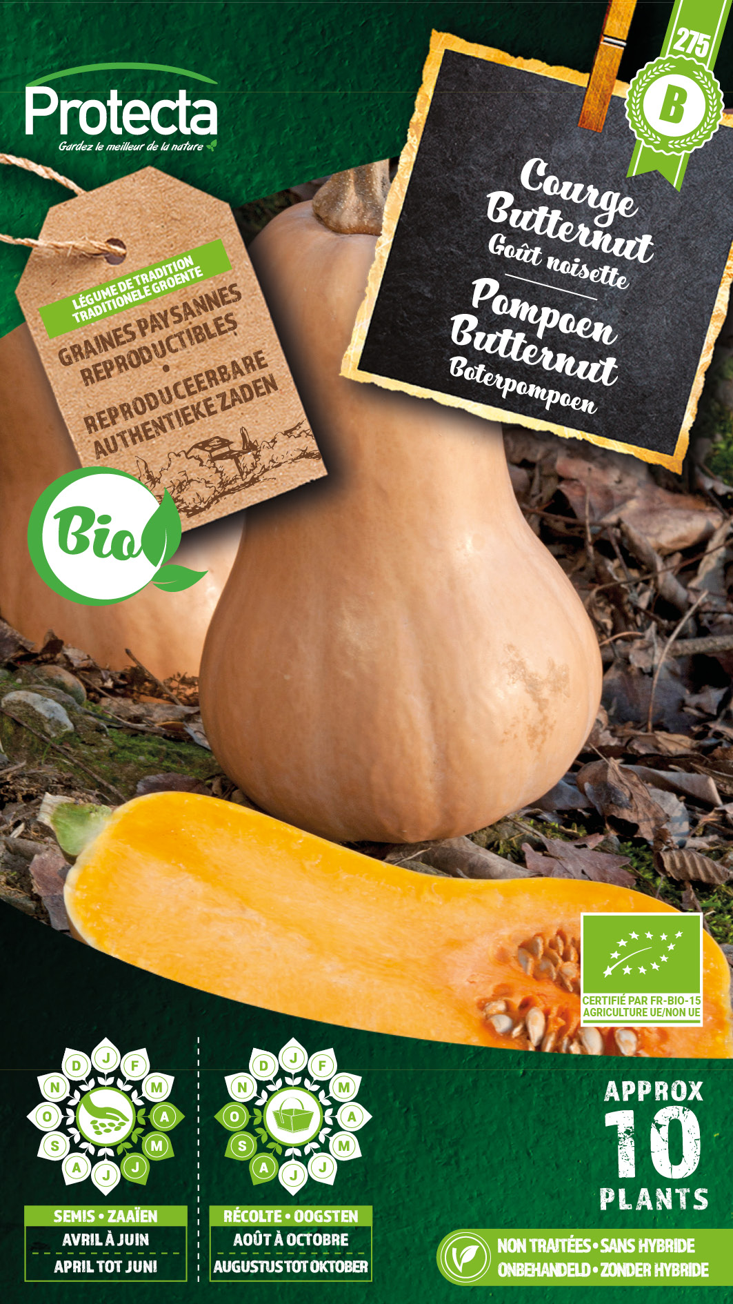 BIO Courge musqu?e Butternut